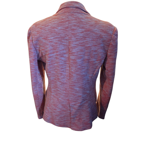 Cartonnier Pink Knit Blazer Anthropologie Textured Casual Jacket Women’s Medium - Picture 3 of 6